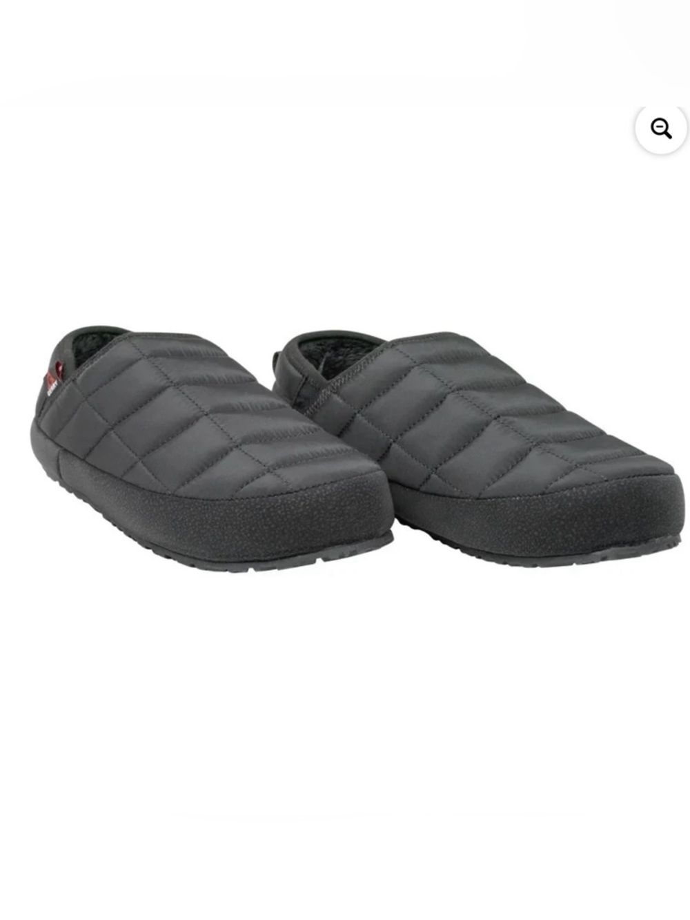 Gerry Men's Puff Solid Black Slip On Plush Fleece Lining Shoes Comfort